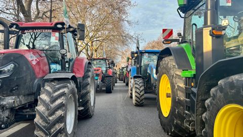 Les tracteurs de la FNSEA et JA ont quitté Paris, mais d'autres mobilisations se poursuivent, notamment à Toulouse. (photo d'illustration)